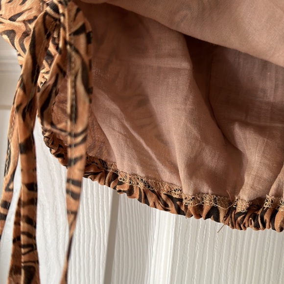 Charlie Holiday leopard crop top S - Picture 8 of 14